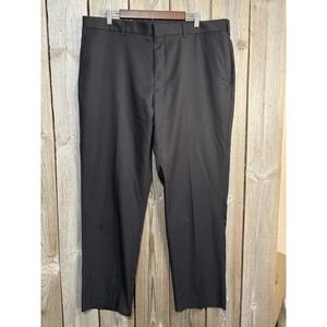 Walter Hagen Men's 40x32 Golf Active Athlete Pants Black Flat Front